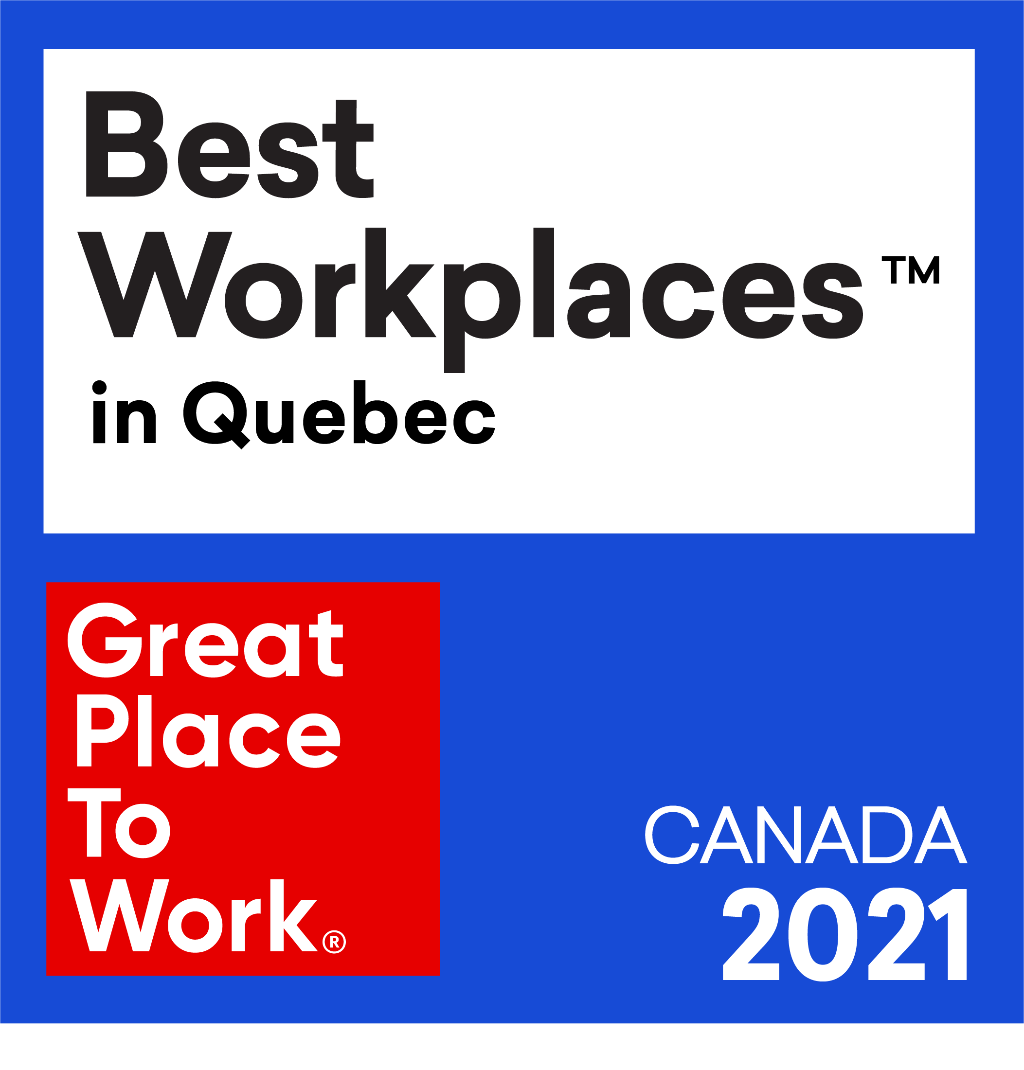 Best Workplaces in Quebec 2021 | Great Place To Work® Canada